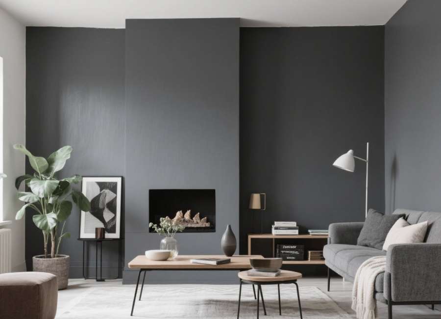 charcoal grey paint