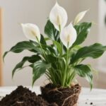 peace lily soil
