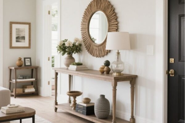 console table decor ideas