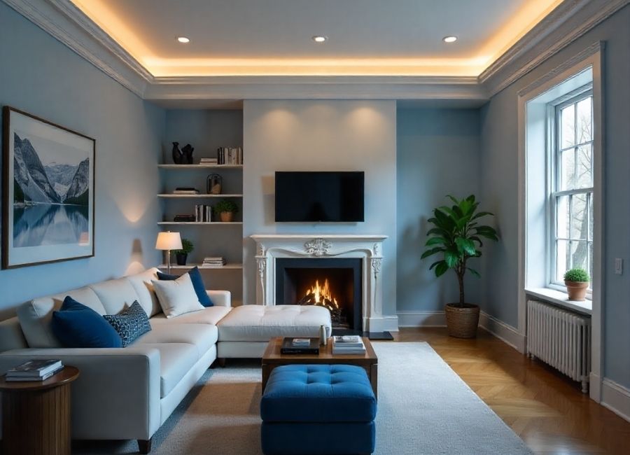crown molding lighting
