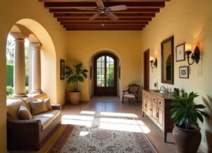 hacienda style house