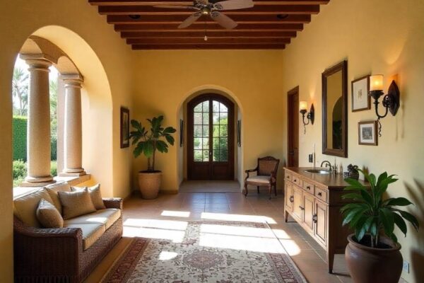 hacienda style house