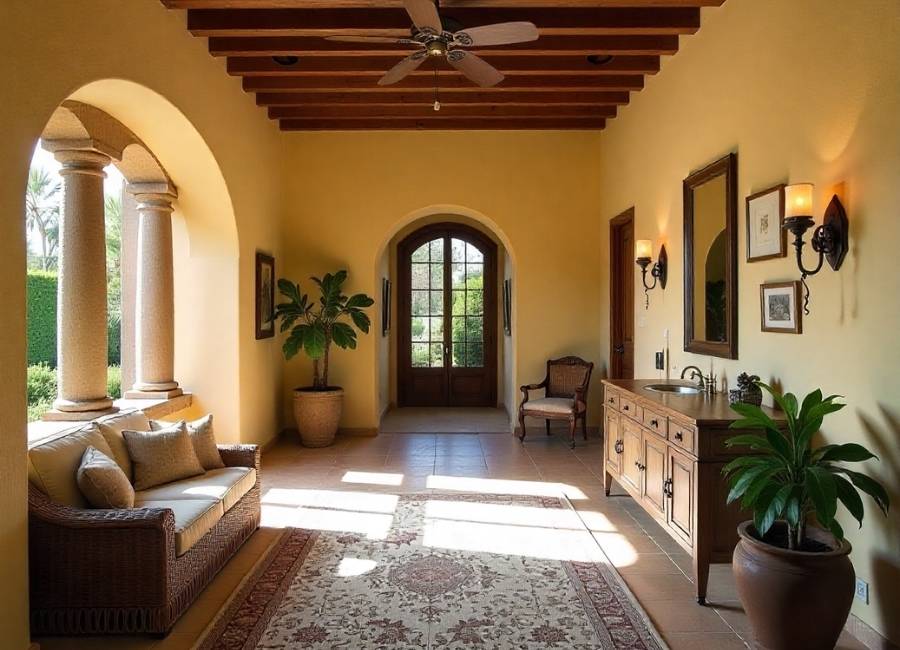hacienda style house