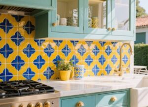 painted tile