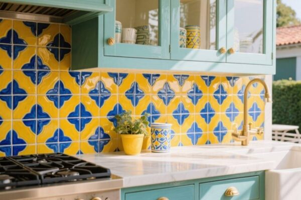painted tile