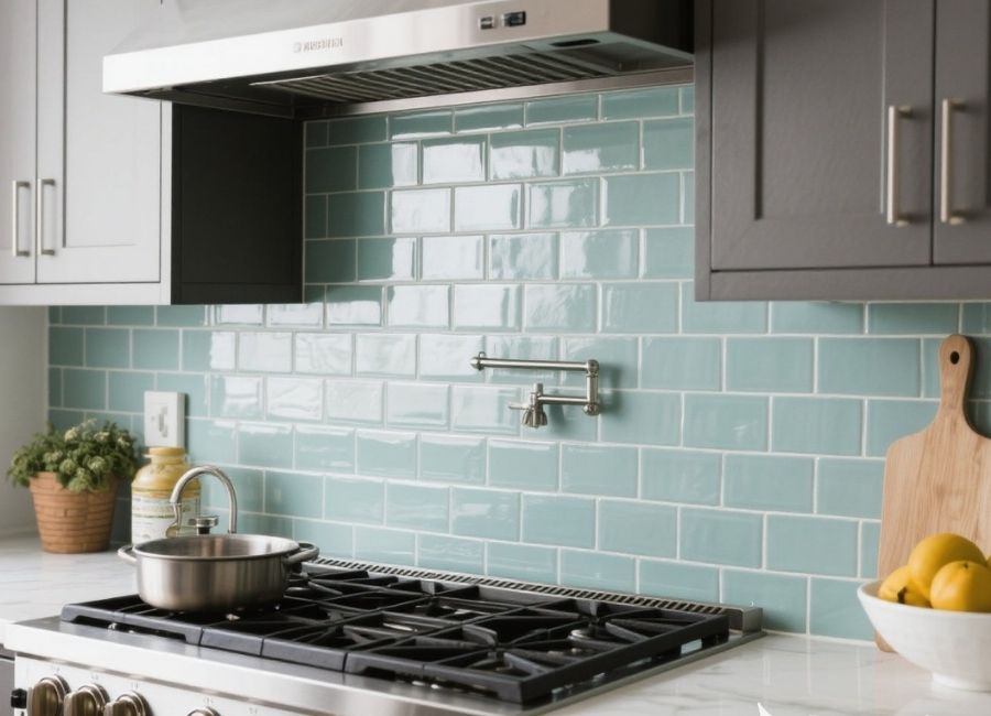 modern kitchen backsplash