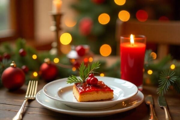 christmas theme photography table layout