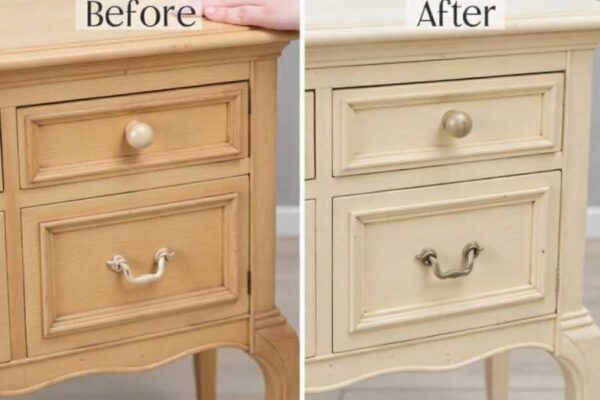 how to bleach wood furniture
