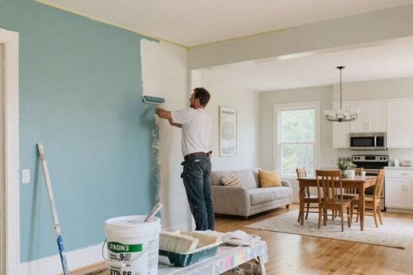 paint two bedrooms dining room living room kitchen