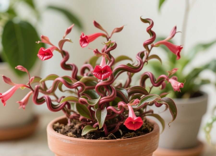 twisted lipstick plant