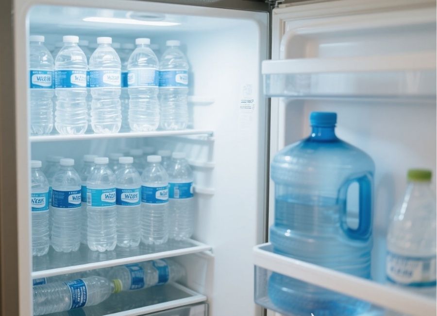 how long does water stay in the fridge
