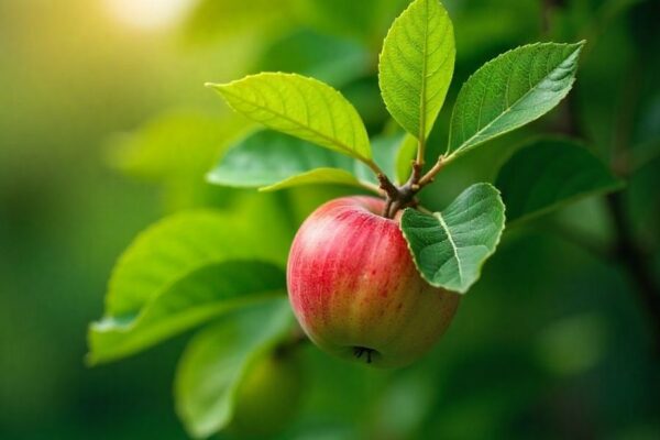 apple tree leaves