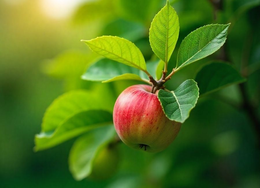 apple tree leaves