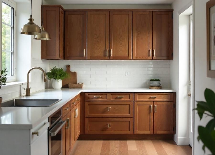 how to make wood cabinwts look darker
