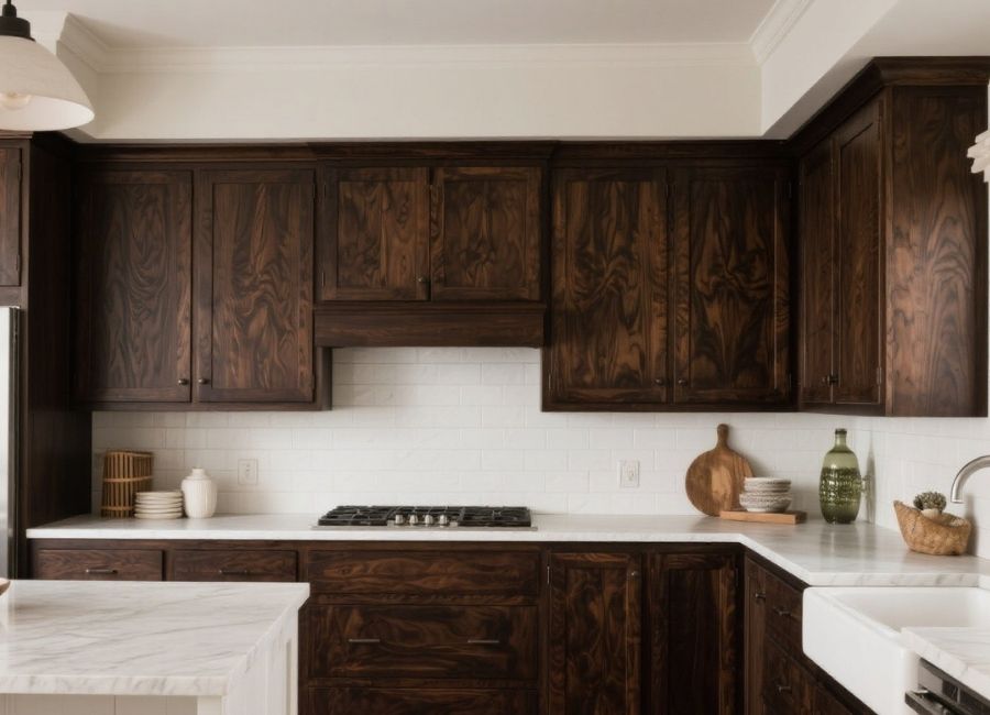 how to make wood cabinwts look darker