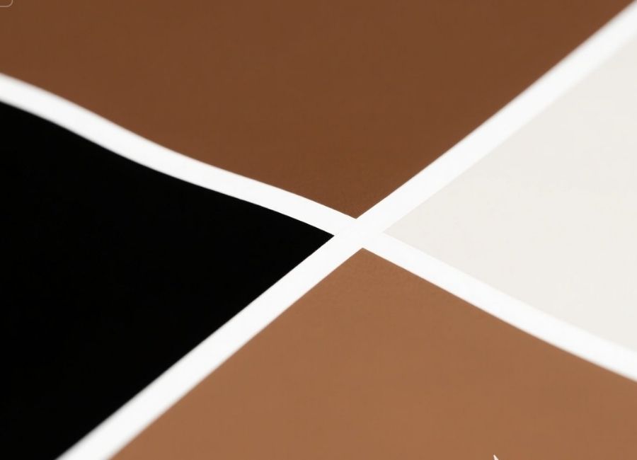 does brown and white match more than black