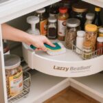tool to clean under lazy susan shelf
