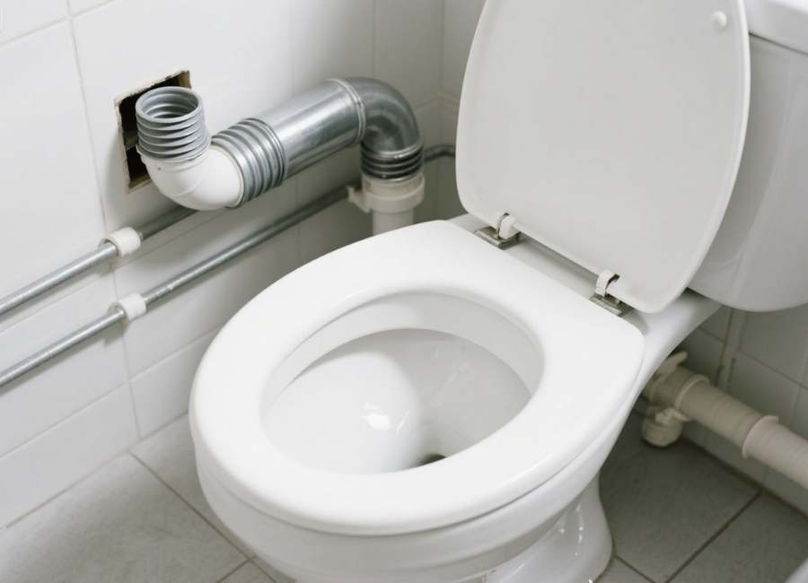 toilet waste vent
