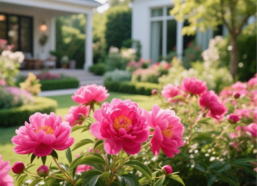 hot pink flowers