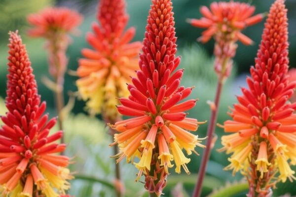 red hot poker plants