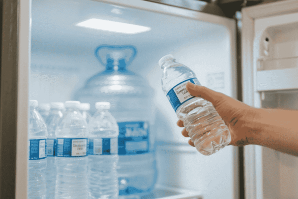 how long does water stay in the fridge