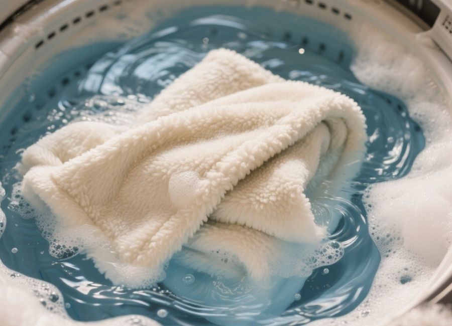 how to wash fleece blanket