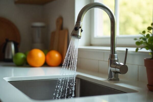 how to soak a kitchen faucet without vinegar