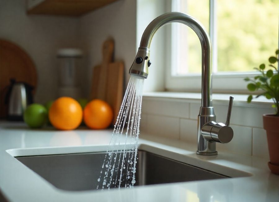 how to soak a kitchen faucet without vinegar