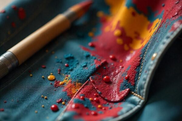 how to wash clothes after acylic painting
