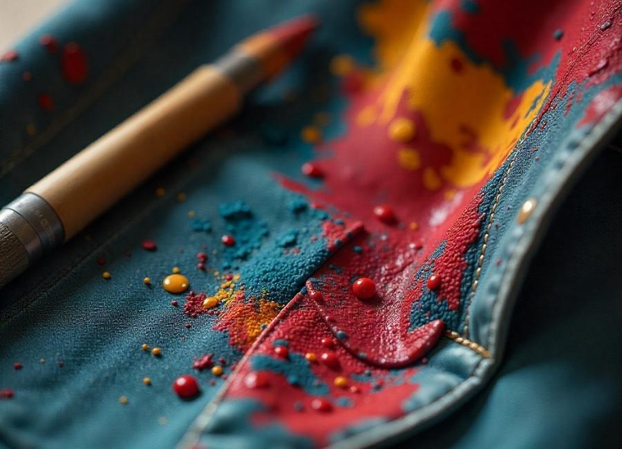 how to wash clothes after acylic painting