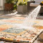 how to clean an outdoor rug