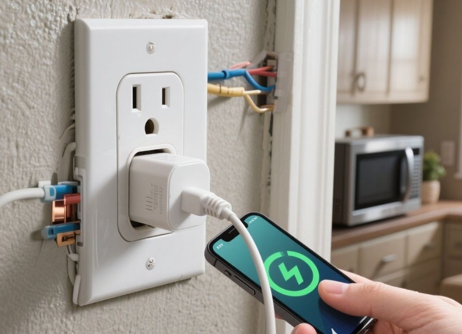 how much should a house outlet put out volts