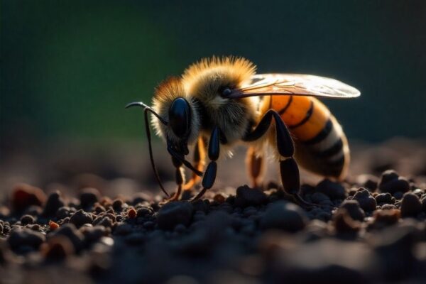 how to get rid of bees in the ground