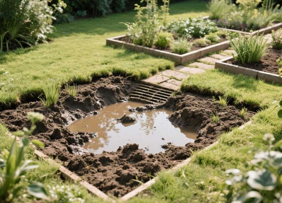 clay soil is completely saturated what do i do