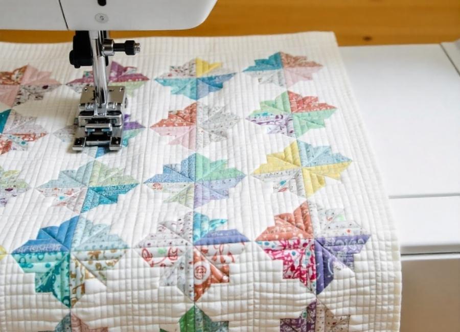 how to machine quilt on a regular sewing machine