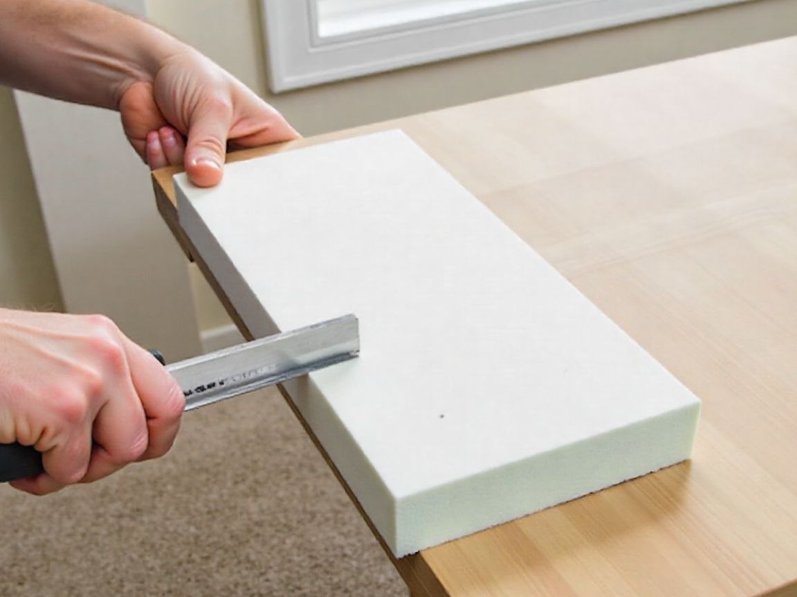 how to cut foam cushion