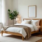 how to mix and match wood furniture in bedroom
