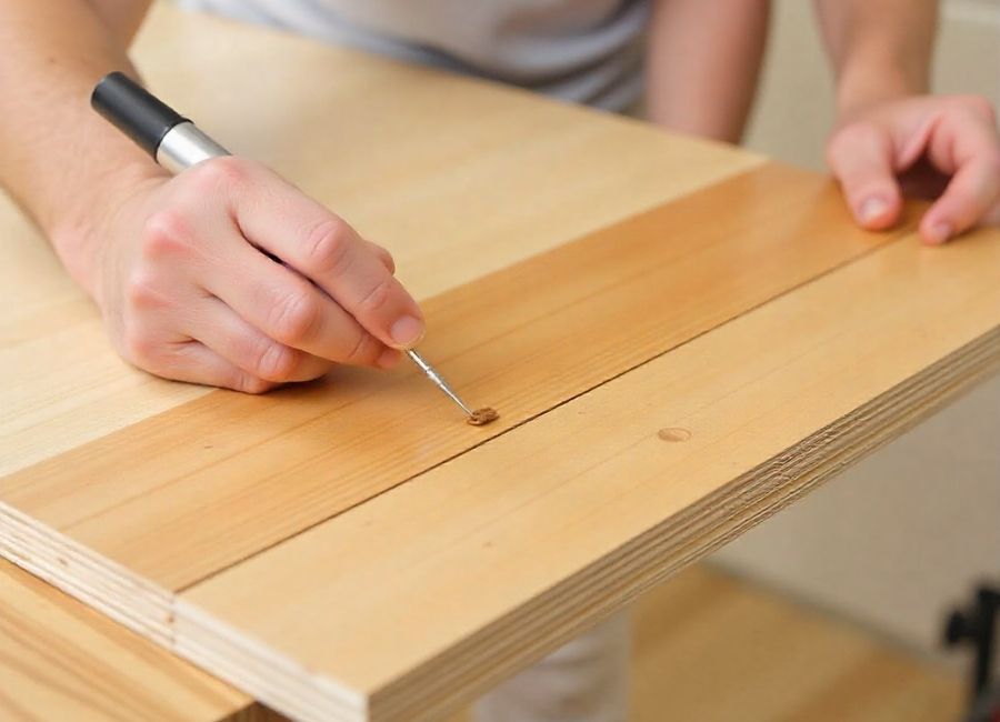 can you stain plywood