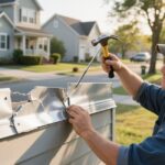 aluminum siding dented repair