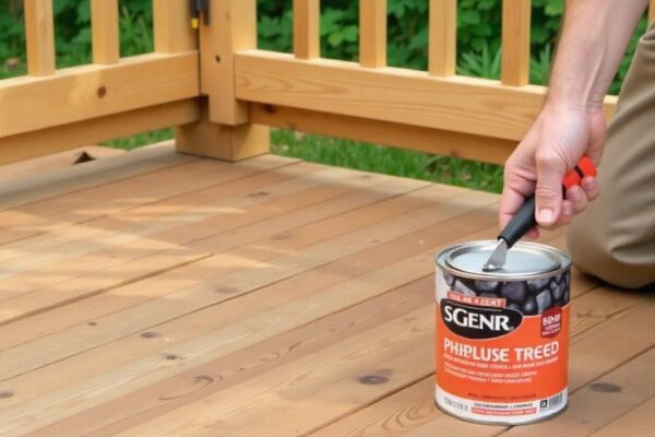 can you stain pressure treated lumber