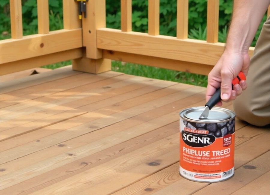 can you stain pressure treated lumber