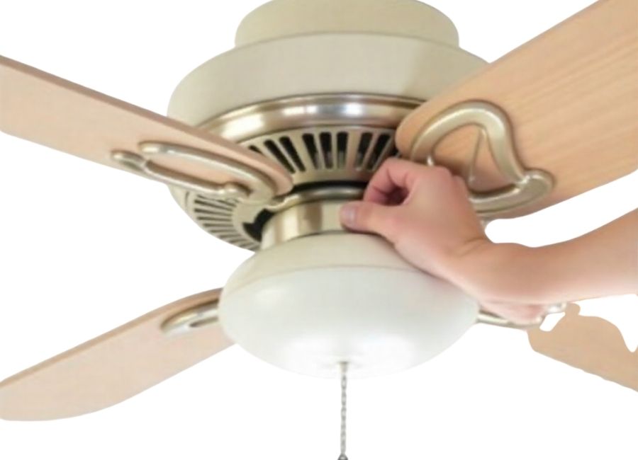 how to clean fan blades