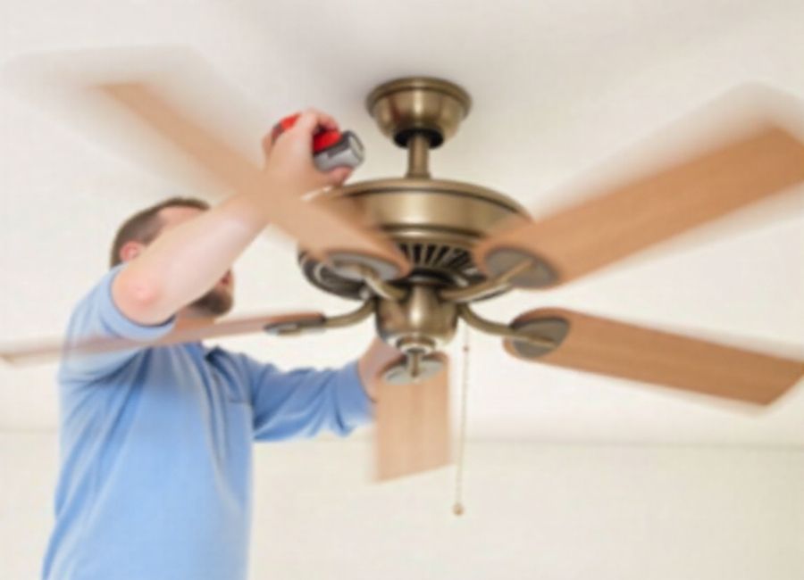 how to replace a ceiling fan