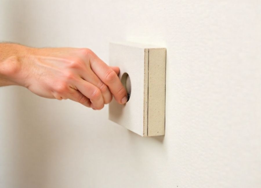 what grit to sand drywall