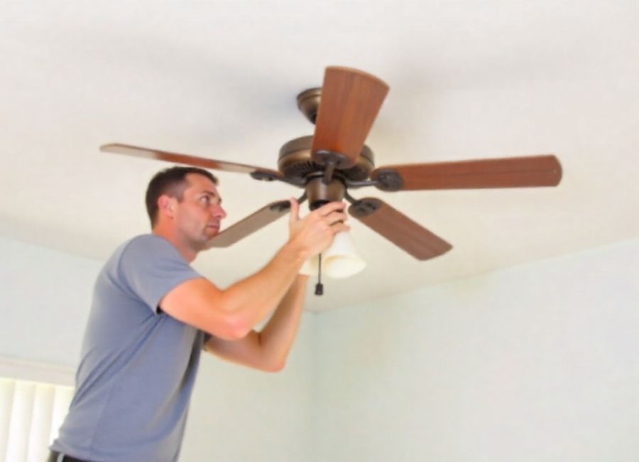how to remove a ceiling fan