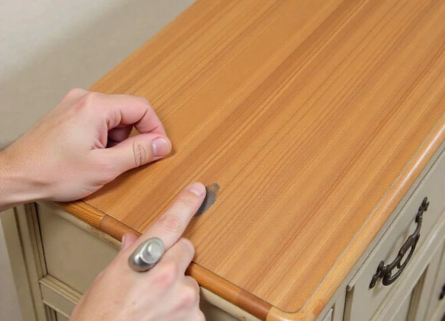 can you sand veneer