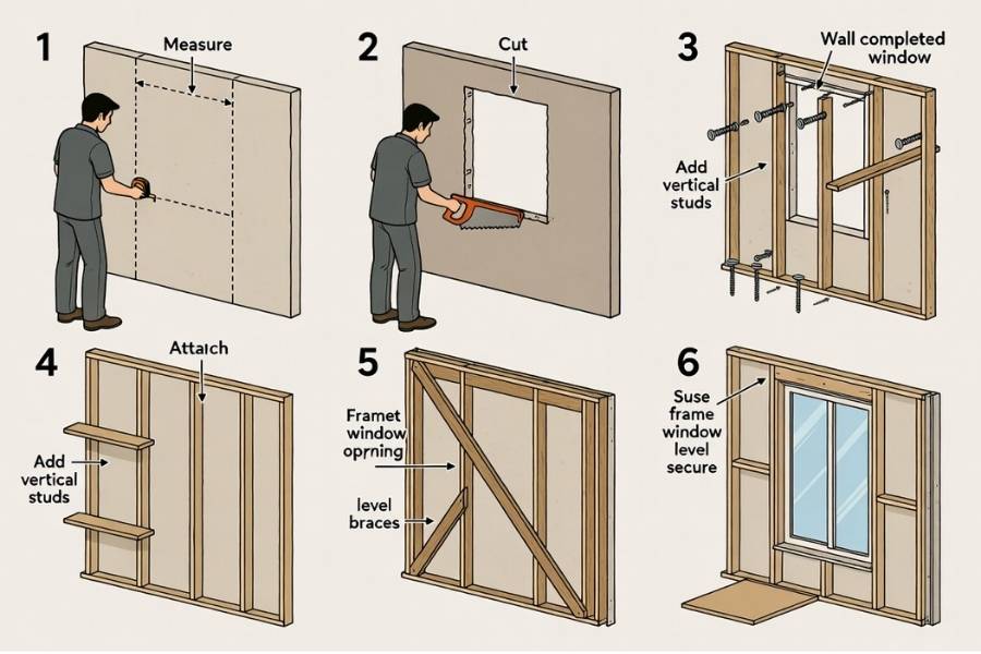 framing a window