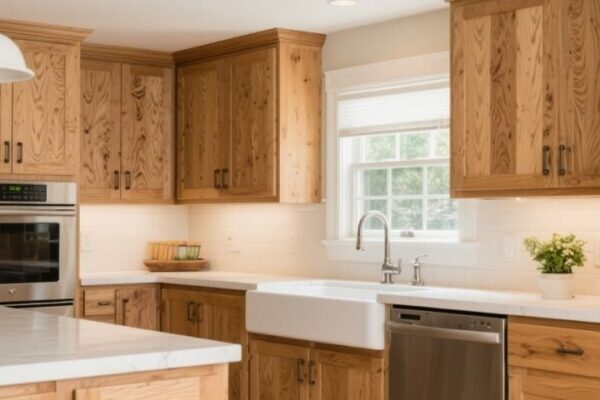 oak cabinets