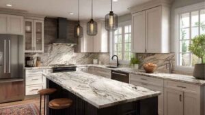 grey kitchen cabinets