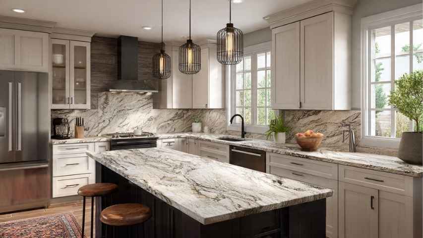 grey kitchen cabinets